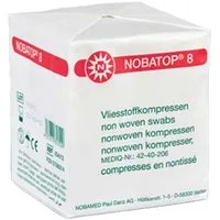 NOBAMED Paul Danz AG Erste-Hilfe-Set NOBAMED Nobatop 8 à 100 Vliesstoffkompresse - 7,5 x 7,5cm