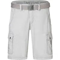 TIMEZONE Cargoshorts Fein Cargo mit elegantem Muster und Gürtel Regular MaguireTZ Short