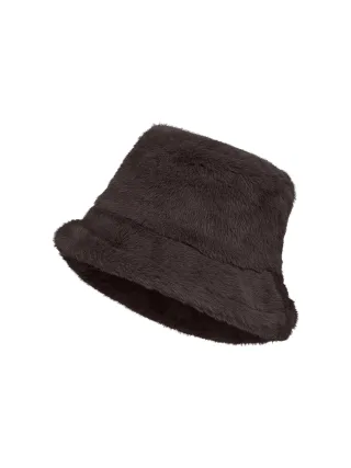 JDY - JDYBAKU FAUX FUR HAT OTW HAB Chocolate Torte - Gr. - ONE SIZE