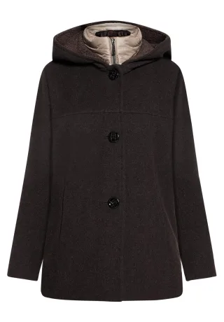 Gil Bret - Wolljacke Dark Brown Melange - Gr. - 40