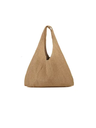 Giulia Monti Handtasche Grau Beige