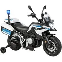 COSTWAY Elektro-Kindermotorrad 12V BMW, mit Musik & Licht, 3-6 km/h