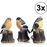 CEPEWA Bewegungsmelder 3er Set Bewegungsmelder "Vogel", 3fach sortiert