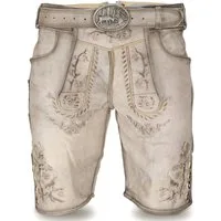 Steigenhöfer Manufaktur Trachtenlederhose FRANZ Vintage Trachtenhose mit Gürtel Nubukleder - Ideal für Dein Oktoberfest Herren Outfit