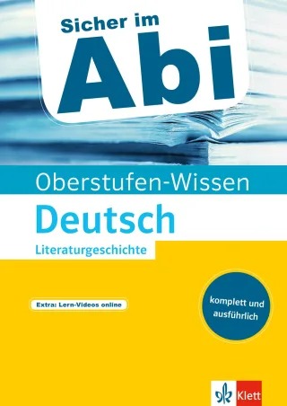 Abi-Wissen Deutsch Literaturgeschichte (Sicher im Abi / Oberstufen-Wissen)