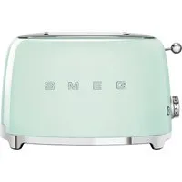 Smeg Toaster TSF01PGEU, 2 kurze Schlitze, für 2 Scheiben, 950 W