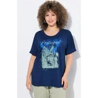 Ulla Popken T-Shirt T-Shirt Portugal Oversized Rundhals Halbarm