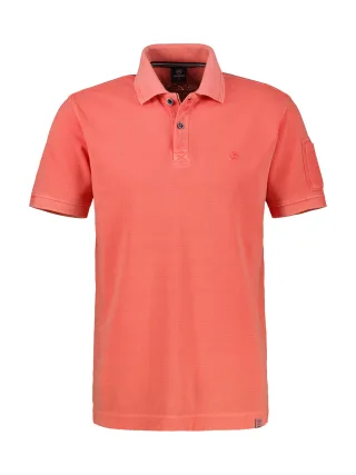 LERROS - POLO-KNOPF VIVID RED - Gr. - XXXL