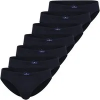 TOM TAILOR Minislip Texas (Packung, 7er Pack) bequem, basic, eng, weich, atmungsaktiv, mit Logo, breiter Bund
