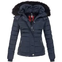 Navahoo Steppjacke Chloe hochwertige Winterjacke mit abnehmbarer Kapuze
