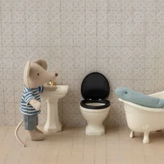 Maileg WC Maus creme