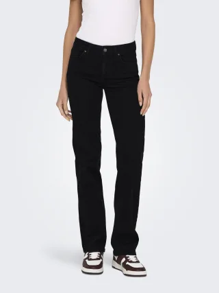 ONLY - ONLBLUSH MID STRAIGHT DNM REA2343 NOOS Black Denim - Gr. - 32