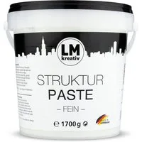 LM-Kreativ Strukturpaste Strukturpaste Fein, wasserfest nach Trocknung, matt, wasserbasiert
