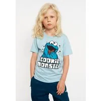 LOGOSHIRT T-Shirt Sesamstraße - Krümelmonster mit coolem Frontprint