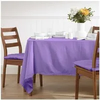 Homescapes Tischdecke Tischdecke lila – 137 x 137 cm, 100% Baumwolle (1-tlg)