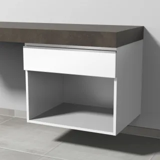Sanipa Anbau-/Solitärschrank 2morrow (L2355) 510x600x520 Weiß-Glanz, L235578 L235578