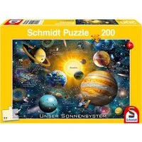 Schmidt Spiele Puzzle Unser Sonnensystem, 200 Puzzleteile