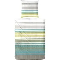Primera Bettwäsche Perkal-Bettwäsche Summer Stripe, Perkal, 2 teilig, mit modernen Streifen