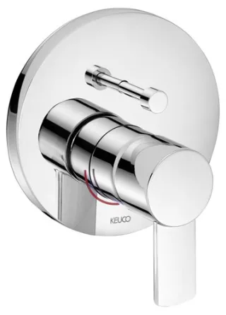 Keuco Einhebel-Wannenmischer Plan 54972, 54972010281