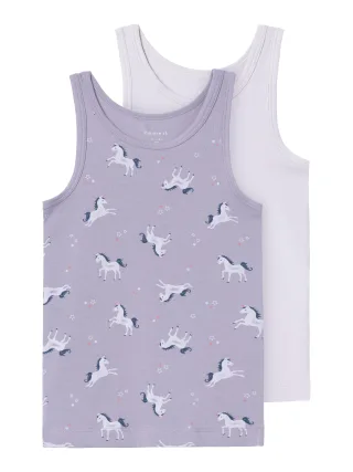 NAME IT - NMFTANK TOP 2P LAVENDER UNICORN NOOS - Gr. - 92