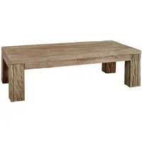 Massivmoebel24 Couchtisch BASSANO (Massivholz, Massivholztisch), Teak 160x80x45 BASSANO #106