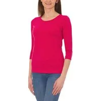 Alkato Longshirt Alkato Damen Shirt 3/4 Arm mit Rundhals
