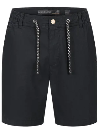 Indicode Herren Shorts INBow aus Leinen-Baumwoll-Mix mit Tunnelzug – leicht & atmungsaktiv