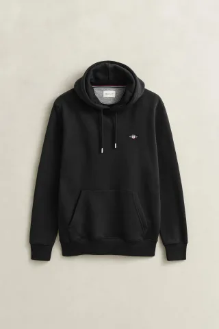 GANT - Shield Hoodie black - Gr. - XL