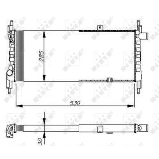 NRF Motork?hler Opel Kadett 58711