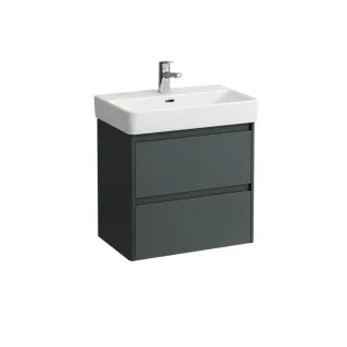 Laufen Pro S Waschtischunterschrank H4112621082661 57,2x51,5x36,1cm, 2 Schubladen, Verkehrsgrau