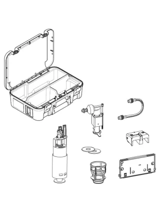 Mepa Ersatzteilkoffer UP-Spül- kasten Sanicontrol Typ A31/B31 590249