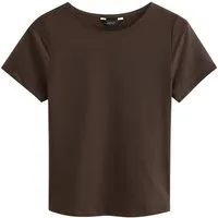 Next T-Shirt Slim Fit Kurzarm-T-Shirt mit weicher Haptik (1-tlg)