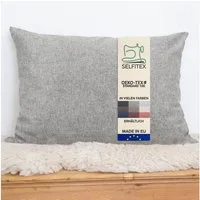 Selfitex Dekokissen 60x80 / 80x80 inkl. Füllkissen, große Farbauswahl, für Couch, Sofa und Bett