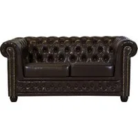Home affaire Chesterfield-Sofa Rysum, Chesterfield-Optik, in 2 Bezugsqualitäten
