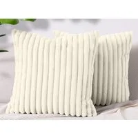 Amilian Dekokissen Sofakissen Couchkissen 2er Set Zierkissen mit Kissenfüllung, (2 Stück), 40x40 cm, Dekokissen mit Füllung und Bezug, Wohnkissen