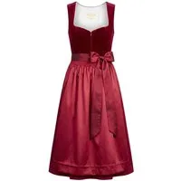 KRÜGER COLLECTION Dirndl Dirndl Anahita 70cm Länge rot
