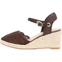 LIPSY Lipsy Espadrilles mit Blumenspitze und Keilabsatz Keilsandalette (1-tlg)