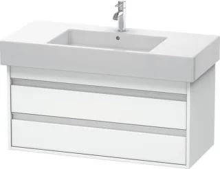 Duravit Ketho Waschtischunterbau wandhängend Weiß Matt 1000x455x480 mm - KT664101818 KT664101818