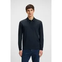 BOSS ORANGE Poloshirt Pe Interlock Langarm Polo mit Polokragen
