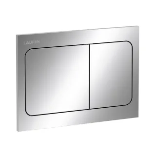 Laufen Betätigungsplatte AIR INEO mit Zweimengenbetätigung chrom, H9001130040001 H9001130040001