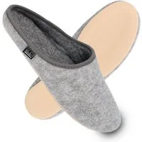 filsko Abisko Damen Herren Kinder Hausschuh Filzpantoffeln, Leichtgewicht, Gästehausschuhe, Slip-On, Gummisohle
