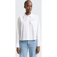 TOM TAILOR Denim Langarmbluse Blusen & Shirts Boxy Fit Hemdbluse aus Baumwolle