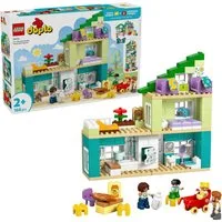 LEGO® Modernes Familienhaus mit Figuren – 3-in-1-Set (10470) Konstruktionsspielsteine, (166 St), LEGO DUPLO Town, Made in Europe