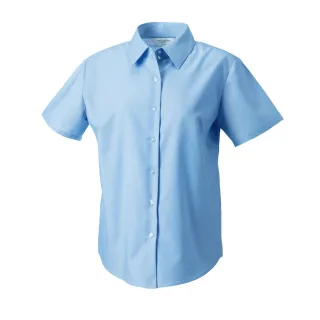 Russell Collection - Hemd für Damen kurzärmlig (Dunkelblau)