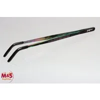 M&S Reptilien Terrarium Pinzette gebogen mit Gummiüberzug (multi snake skin)