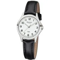 Regent Quarzuhr W0067 - 3085.78.19, Armbanduhr, Damenuhr, analog, Lederimitat-Armband