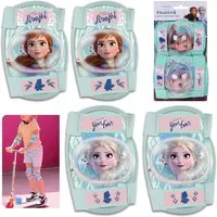 Sarcia.eu Knieschutz Die Eiskönigin Elsa und Anna Kinder Knie- und Ellbogenschoner,Mädchen
