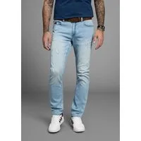 Bruno Banani Straight-Jeans Hutch gerade geschnittenes Bein, niedrige Leibhöhe, reguläre Passform
