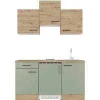 Flex-Well Pantryküche Cara, mit E-Geräten, Gesamtbreite 150,5 cm, in weiten Farben erhältlich