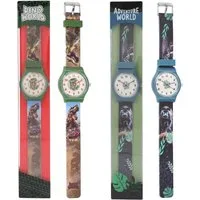 Depesche Spiel Silikon-Armbanduhr Dino World & Adventure World - Spritzwassergeschütz